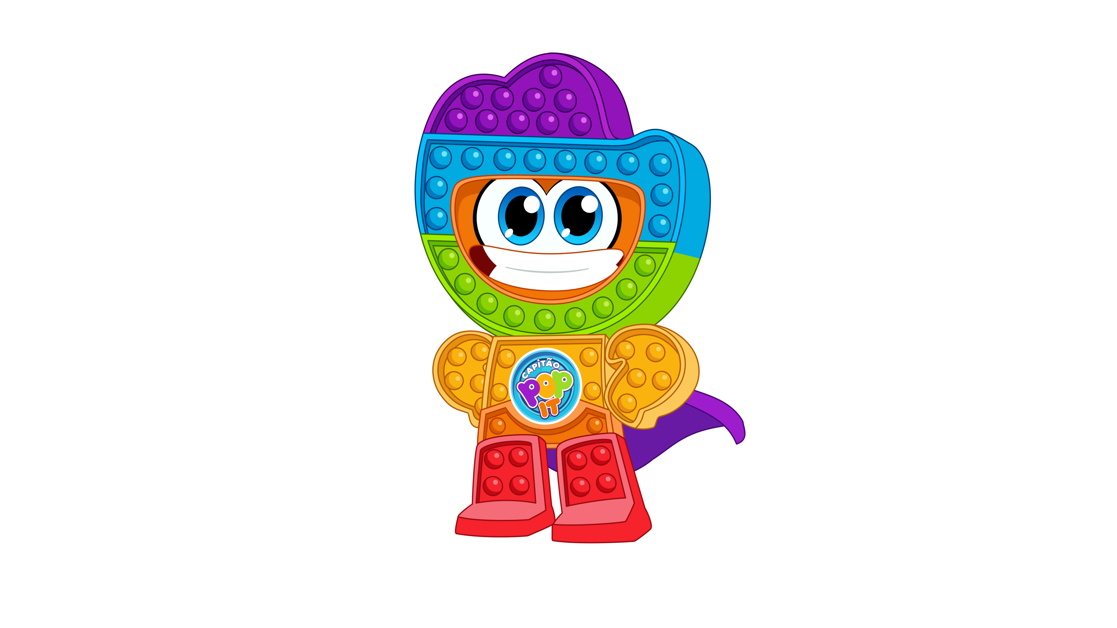 Capitão Pop It, personagem principal